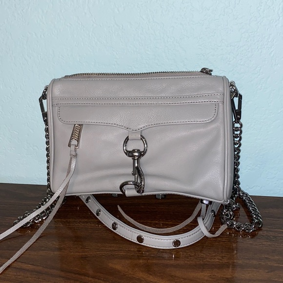Rebecca Minkoff Handbags - Light Gray Rebecca Minkoff Mini MAC Bag